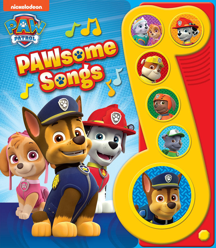 Paw Patrol: PAWsome Songs LMN 6B, de PATRULLA CANINA | portada del libro
