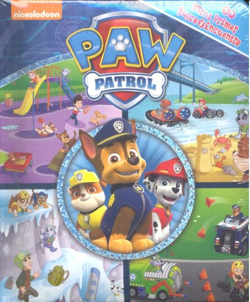 MINI MI PRIMER BUSCA Y ENCUENTRA PATRULLA CANINA MM1LF, de Varios autores | portada del libro