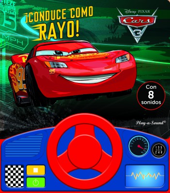 LIBRO CON VOLANTE CARS 3 LSWHEEL, de Cars | portada del libro
