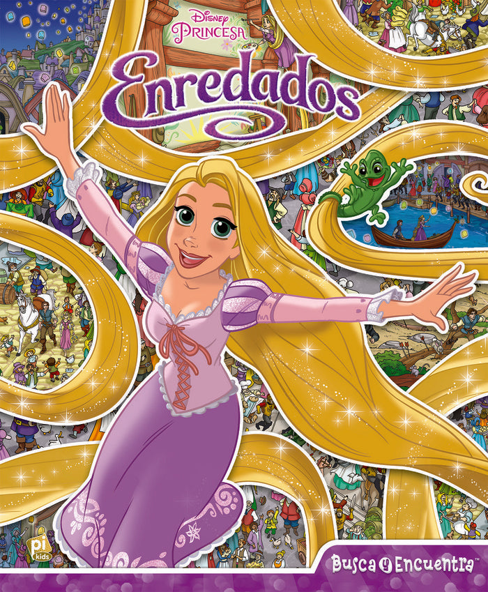 BUSCA Y ENCUENTRA ENREDADOS LF, de Enredados | portada del libro