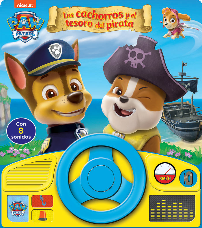 LIBRO CON VOLANTE PATRULLA CANINA LSWHEEL, de Patrulla Canina | portada del libro