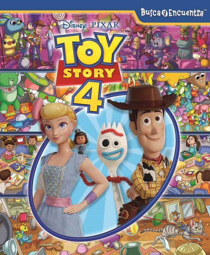 BUSCA Y ENCUENTRA TOY STORY 4 LF, de DISNEY PIXAR | portada del libro