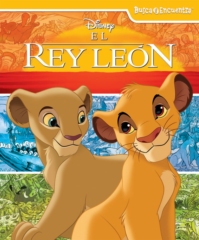 BUSCA Y ENCUENTRA REY LEON RC LF, de Disney | portada del libro