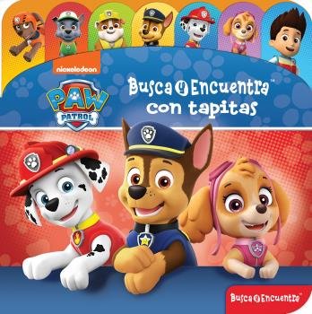 BUSCA Y ENCUENTRA CON TAPITAS PATRULLA CANINA, de Patrulla Canina | portada del libro