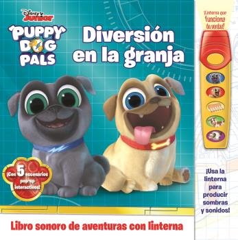 DIVERSION EN LA GRANJA. LIBRO CON LINTERNA PUPPY DOG PALS. FAB, de Puppy Dog Pals | portada del libro