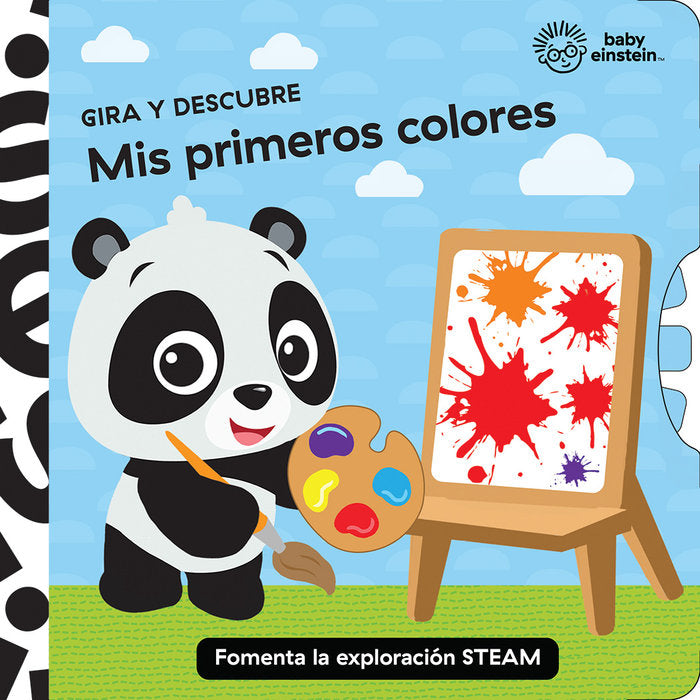GIRA Y DESCUBRE. MIS PRIMEROS COLORES, de BABY EINSTEIN | portada del libro