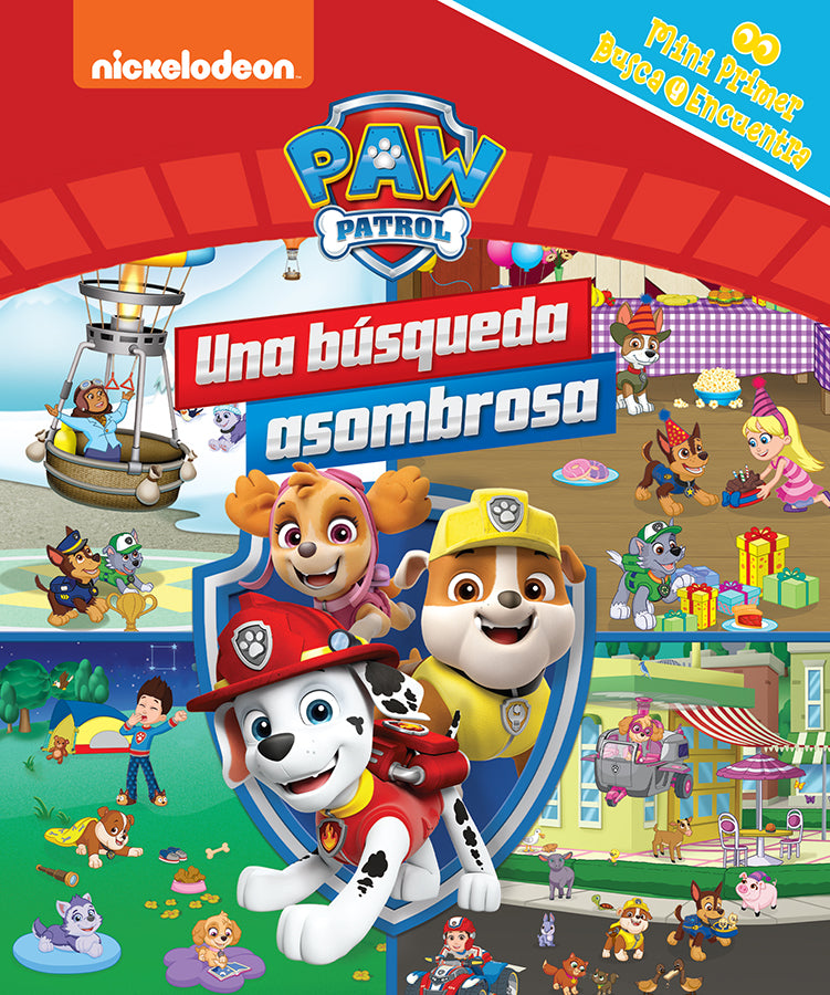 PATRULLA CANINA. UNA BUSQUEDA ASOMBROSA. MM1LF, de PAW PATROL | portada del libro