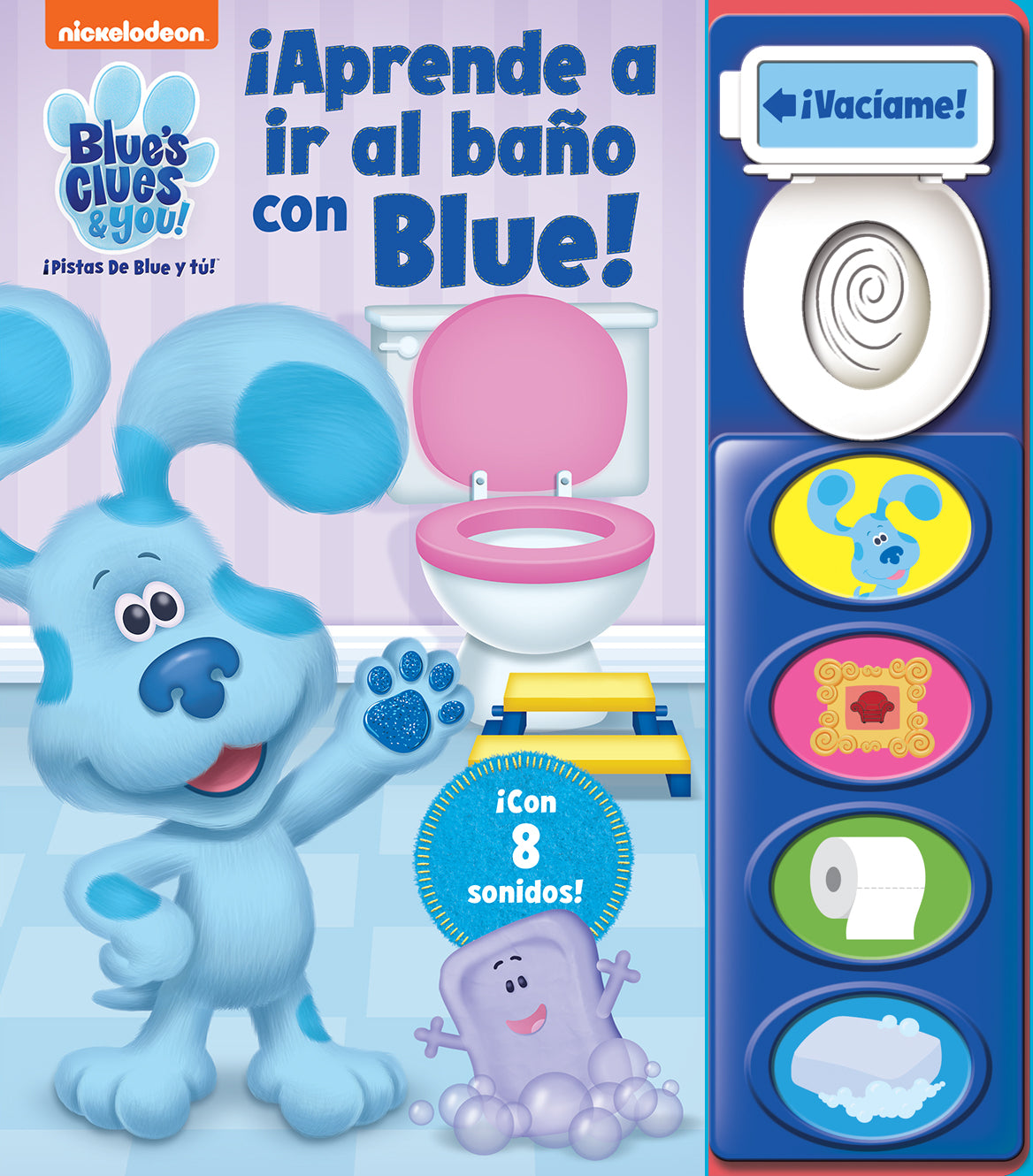 IAPRENDE A IR AL BAÑO CON BLUE!, de BLUE'S CLUES | portada del libro