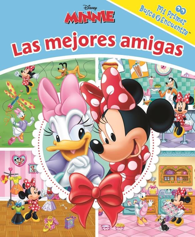 MIS MEJORES AMIGAS. MI PRIMER BUSCA Y ENCUENTRA MI, de MINNIE | portada del libro