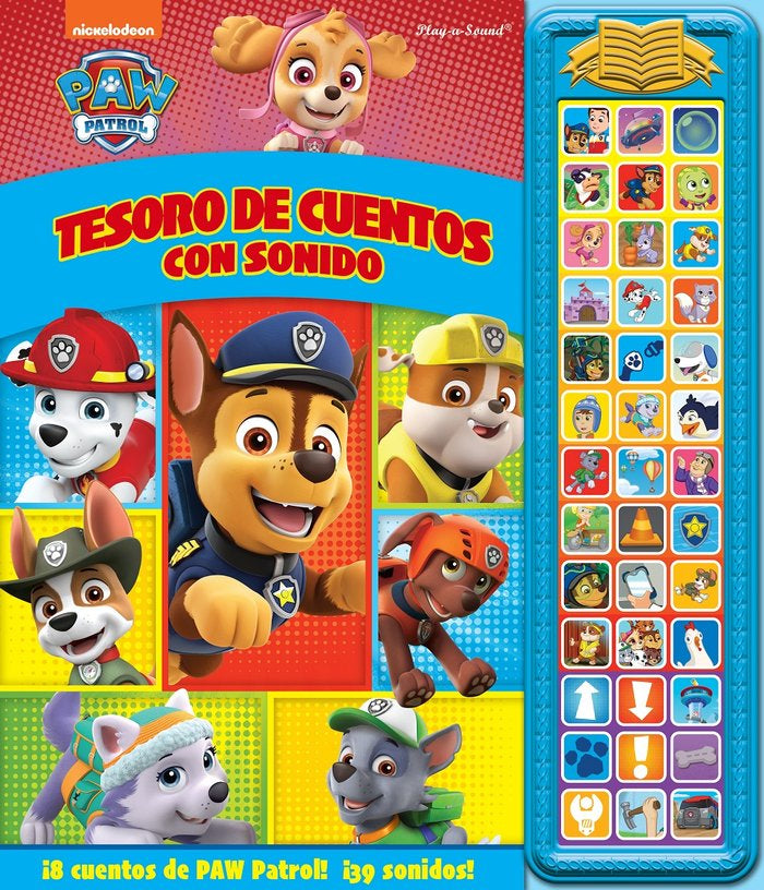 TESORO DE CUENTOS CON SONIDO PATRULLA CANINA SD TREASURY, de PATRULLA CANINA | portada del libro