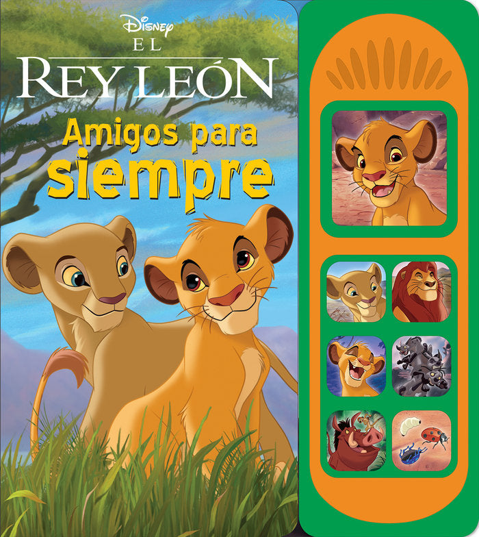 AMIGOS PARA SIEMPRE. EL REY LEON DISNEY. 7B LSB, de LION KING | portada del libro