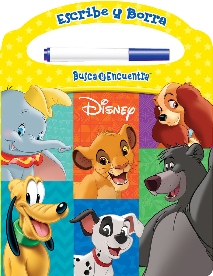 ESCRIBE Y BORRA DISNEY CLASICOS WELF, de DISNEY CLASSICS | portada del libro