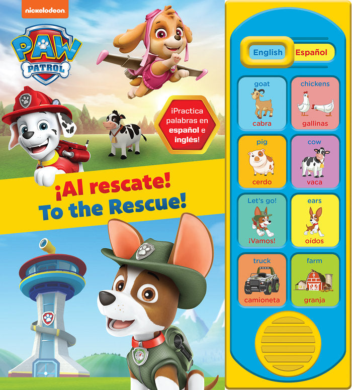 AL RESCATE! TO THE RESCUE!, de PAW PATROL | portada del libro