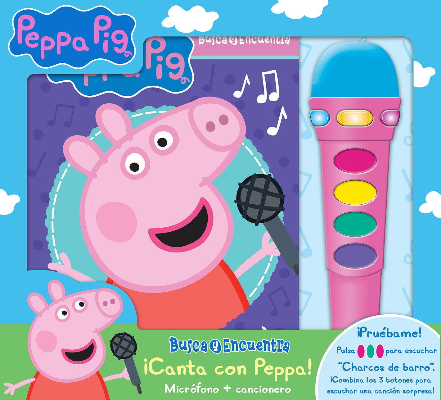 CANTA CON PEPPA! MICROFONO Y CANCIONERO BBM MIC, de PEPPA PIG | portada del libro