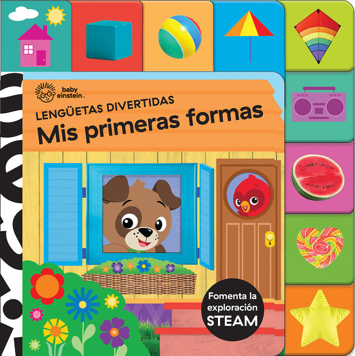 MIS PRIMERAS FORMAS BABY EINSTEIN LENGUETAS DIVERTIDAS, de BABY EINSTEIN | portada del libro