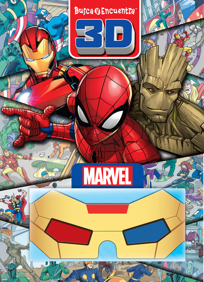 BUSCA Y ENCUENTRA 3D MARVEL, de MARVEL | portada del libro