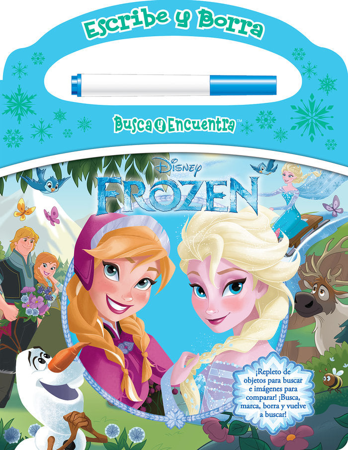 ESCRIBE Y BORRA FROZEN, de FROZEN | portada del libro