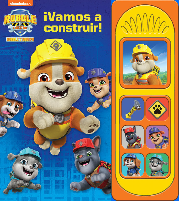 VAMOS A CONSTRUIR. 7 BOTONES PATRULLA CANINA. | portada del libro