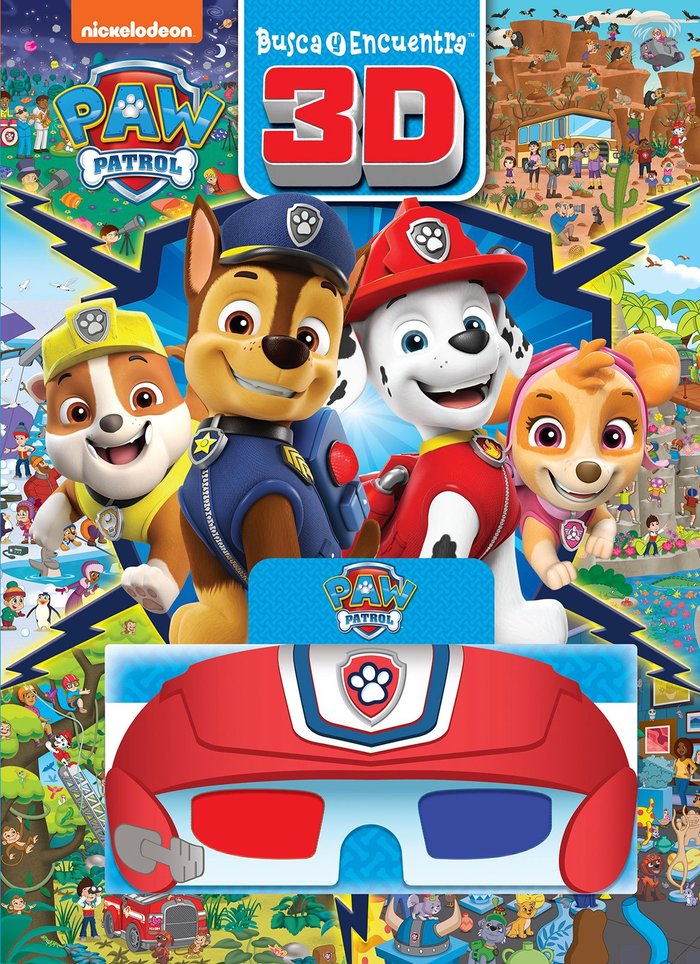 BUSCA Y ENCUENTRA 3D PATRULLA CANINA, de PATRULLA CANINA | portada del libro