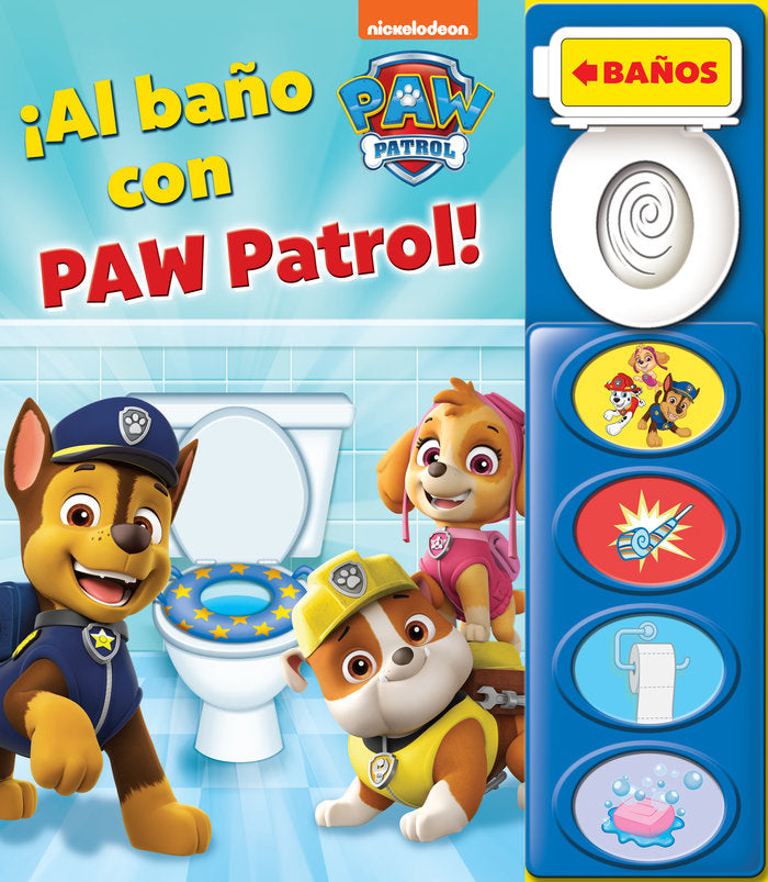 AL BAÑO CON PAW PATROL PATRULLA CANINA | portada del libro