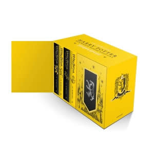 HARRY POTTER HUFFLEPUFF HOUSE EDITIONS HARDBACK BOX SET, de J.K. Rowling | portada del libro