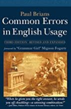 COMMON ERRORS IN ENGLISH USAGE, de PAUL BRIANS | portada del libro