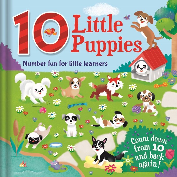 10 LITTLE PUPPIES, de AUTOR, SIN | portada del libro