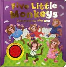 FIVE LITTLE MONKEYS, de AUTOR, SIN | portada del libro