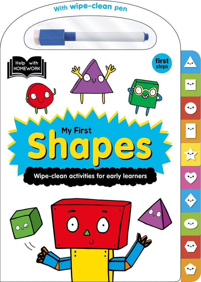 HELP WITH HOMEWORK: 2 MY FIRST SHAPES, de AUTOR, SIN | portada del libro
