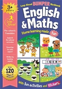 LEAP AHEAD BUMPER WORKBOOK: 3 YEARS ENGLISH & MATHS, de AUTOR, SIN | portada del libro