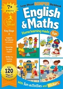 LEAP AHEAD BUMPER WORKBOOK: 7 YEARS ENGLISH, de 10 | portada del libro
