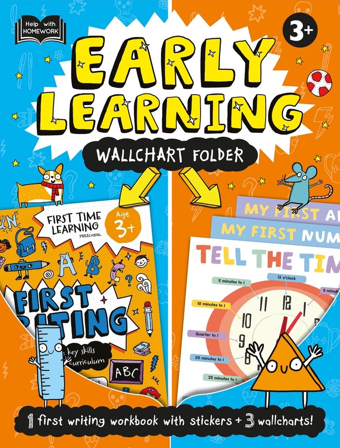 HELP WITH HOMEWORK: 3 EARLY LEARNING WALLCHART FOLDER, de , AUTUMN | portada del libro