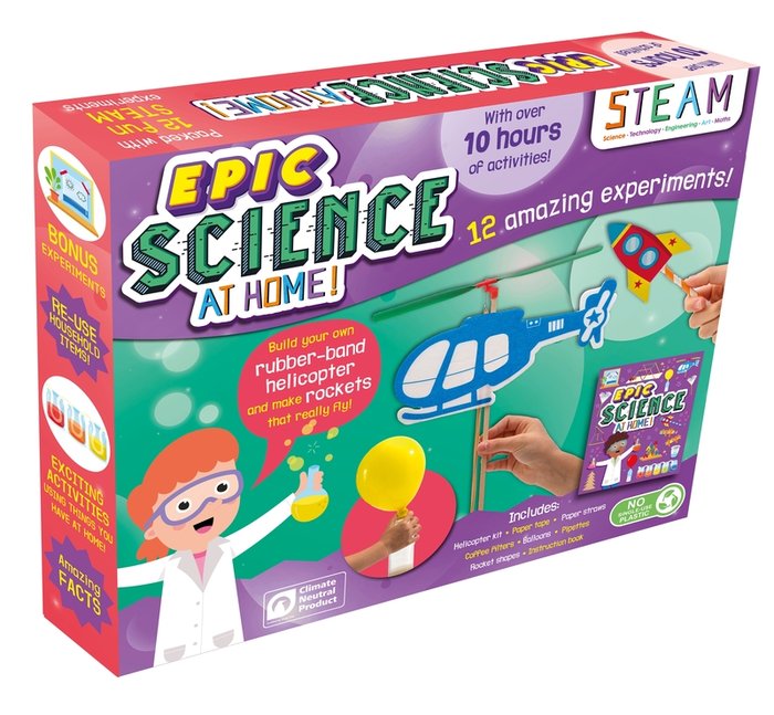 EPIC SCIENCE AT HOME, de , IGLOOBOOKS | portada del libro