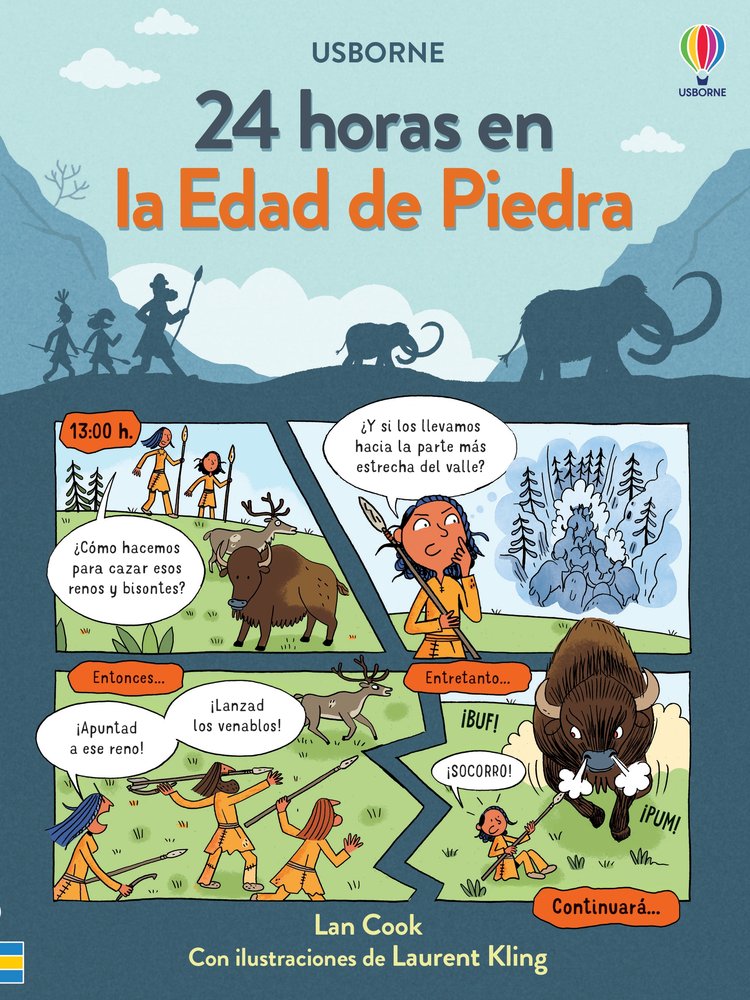 24 HORAS EN LA EDAD DE PIEDRA, de COOK, LAN | portada del libro