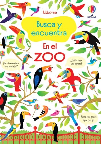EN EL ZOO BUSCA Y ENCUENTRA, de ROBSON, KIRSTEEN | portada del libro