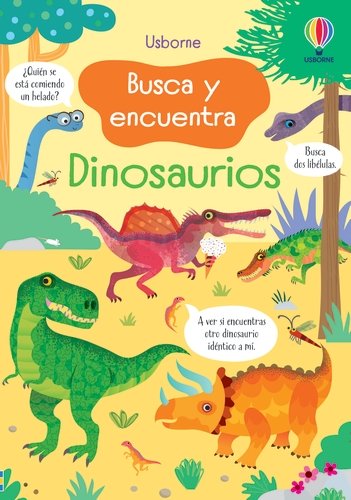 DINOSAURIOS BUSCA Y ENCUENTRA, de ROBSON, KIRSTEEN | portada del libro