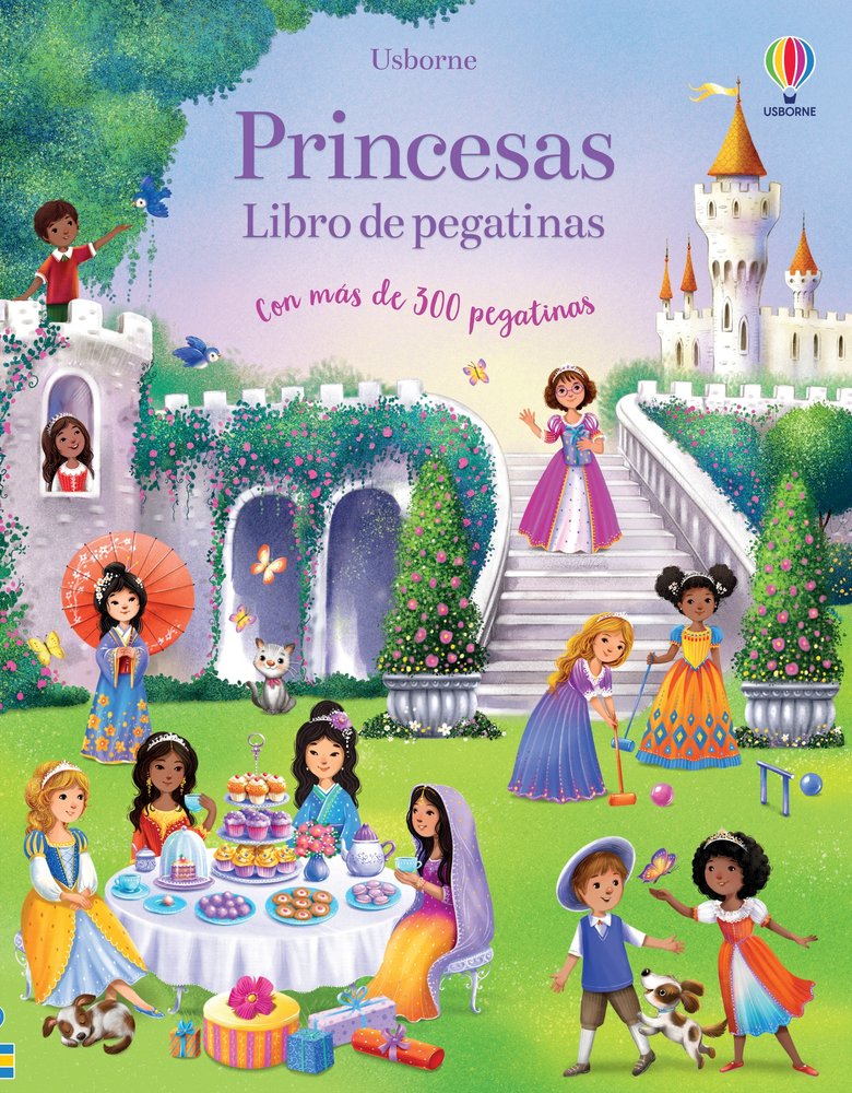 PRINCESAS LIBRO DE PEGATINAS | portada del libro