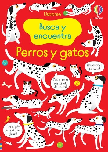 PERROS Y GATOS BUSCA Y ENCUENTRA | portada del libro