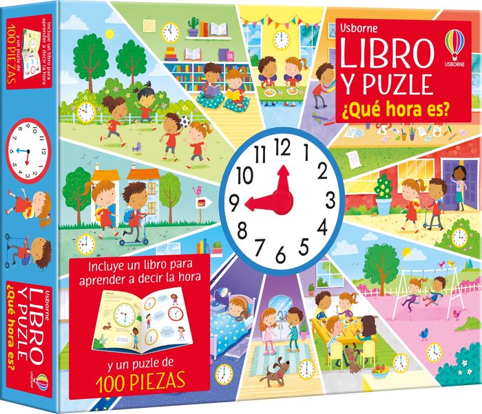 ¿QUE HORA ES? LIBRO Y PUZLE, de NOLAN, KATE | portada del libro