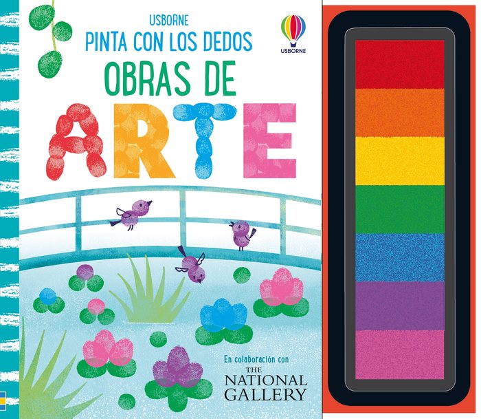OBRAS DE ARTE PINTA CON LOS DEDOS | portada del libro