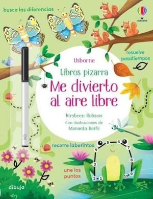 LA NATURALEZA LIBRO PIZARRA ACTIVIDADES, de ROBSON KIRSTEEN | portada del libro