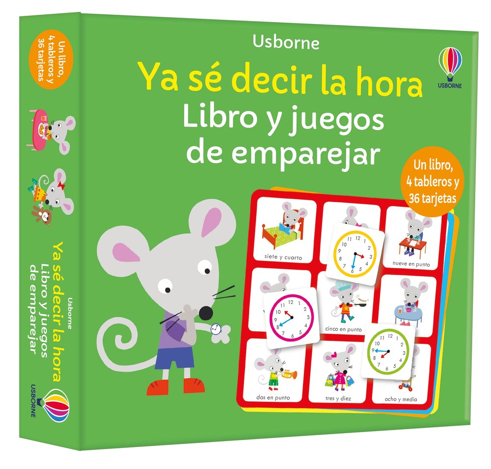 APRENDO A DECIR LA HORA LIBRO JUEG EMPAR | portada del libro