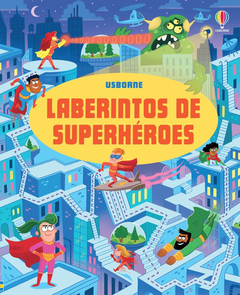 LABERINTOS DE SUPERHEROES, de SMITH, SAM | portada del libro