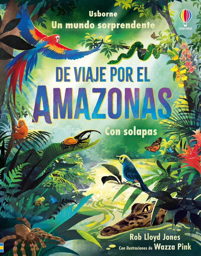 DE VIAJE POR EL AMAZONAS, de JONES, ROB LLOYD | portada del libro