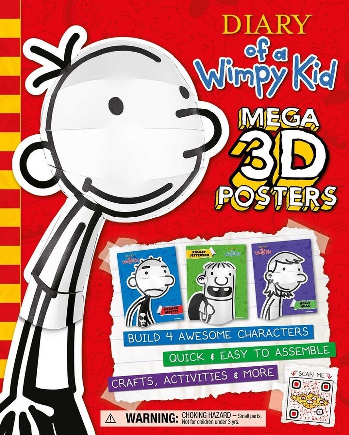 Diary of a wimpy kid:pop heads-3d crafts, de AUTUMN | portada del libro