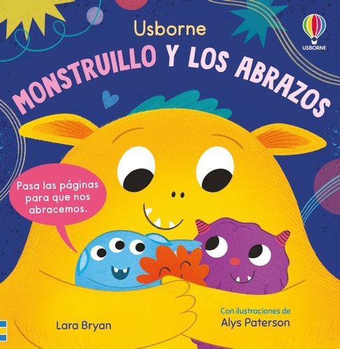 MONSTRUILLO Y LOS ABRAZOS, de BRYAN, LARA | portada del libro