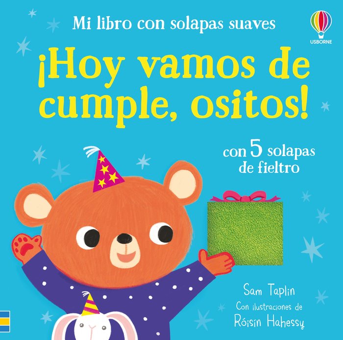 ¡HOY VAMOS DE CUMPLE, OSITOS!, de TAPLIN, SAM | portada del libro