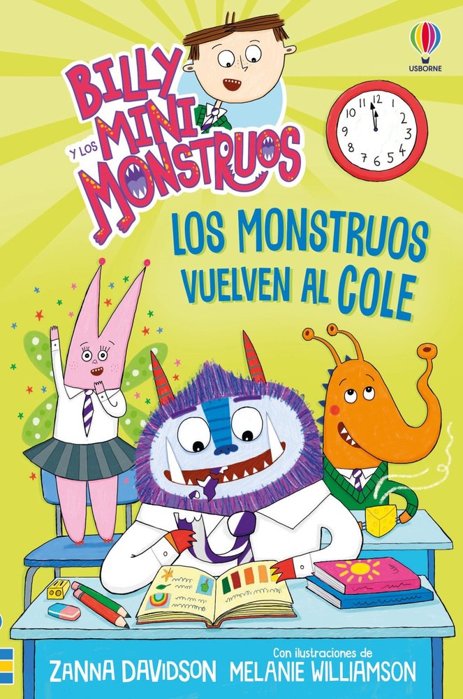 BILLY Y MINIMONSTRUOS 16 VUELVEN AL COLE, de ZANNA DAVIDSON | portada del libro
