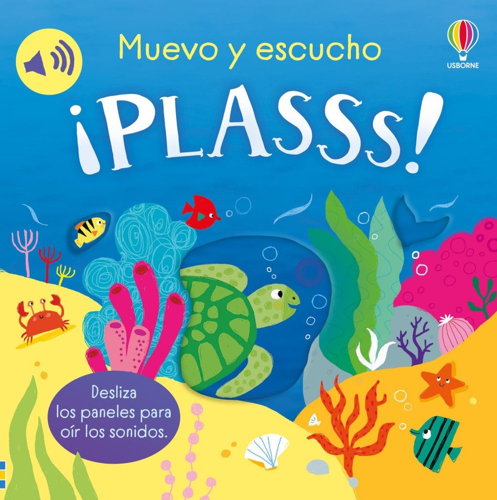 ¡PLASS! SONIDOS MUEVO Y ESCU, de SAM TAPLIN | portada del libro