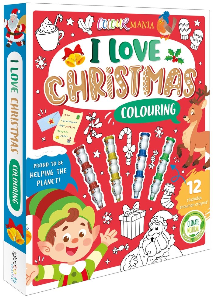 I LOVE CHRISTMAS COLOURING, de , IGLOOBOOKS | portada del libro